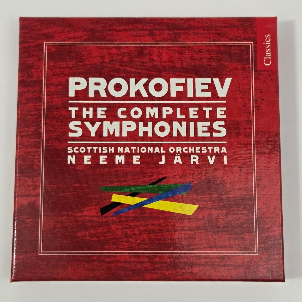 Prokofiev Complete Symphonies 4 CD Box Set Neeme Jarvi Chandos CHAN 10500(4) X